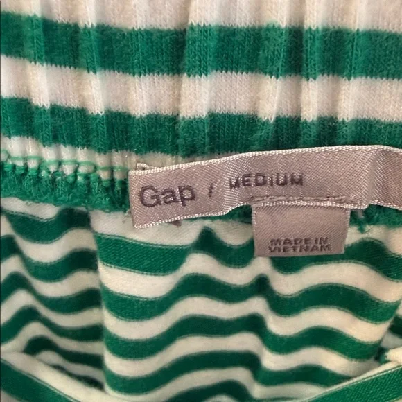 GAP Strapless Dress in Green and White - Picture 2 of 7